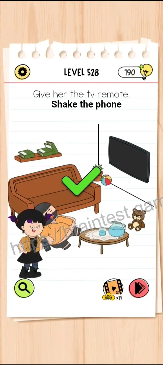 Brain Test Level 528 - Step 2