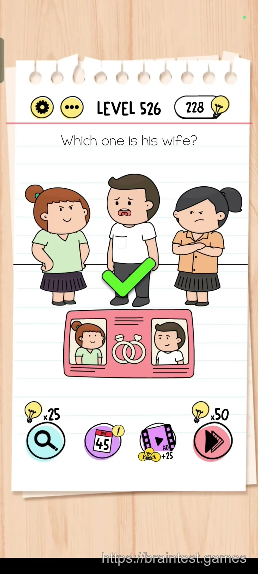 Brain Test Level 526 - Step 2
