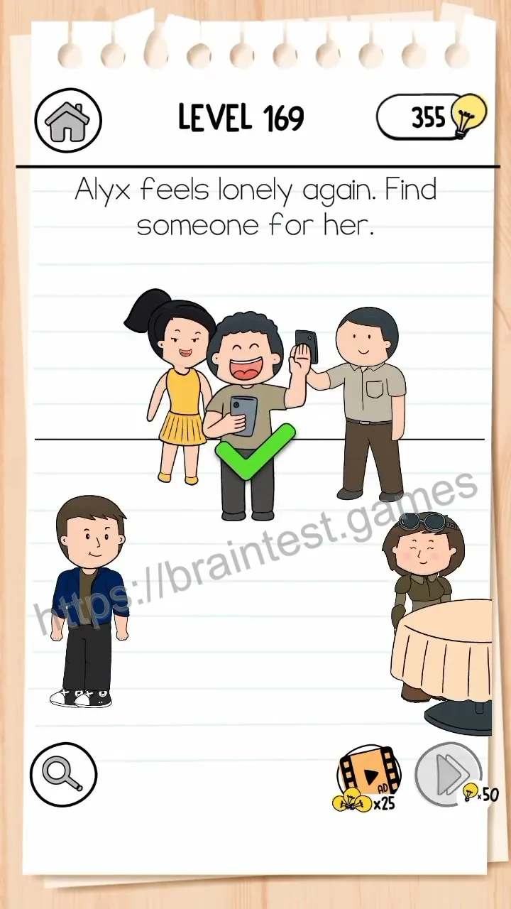 Brain Test Level 169 - Step 2