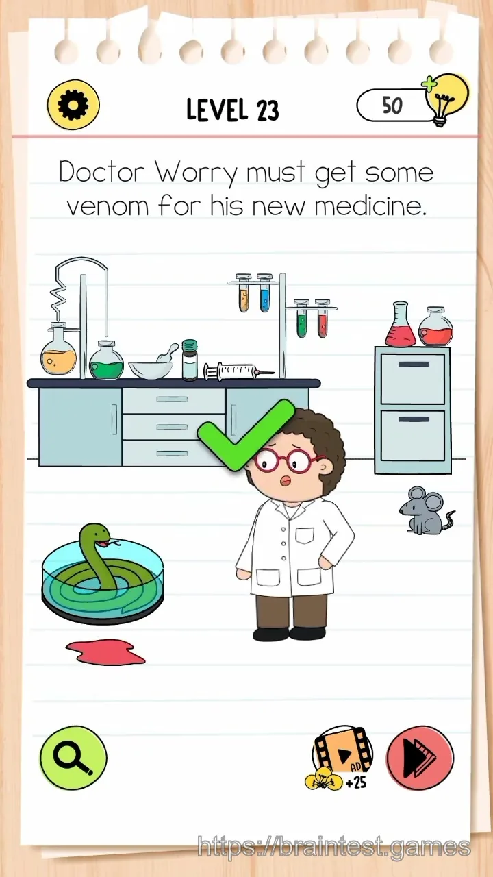 Brain Test Level 23 - Step 2