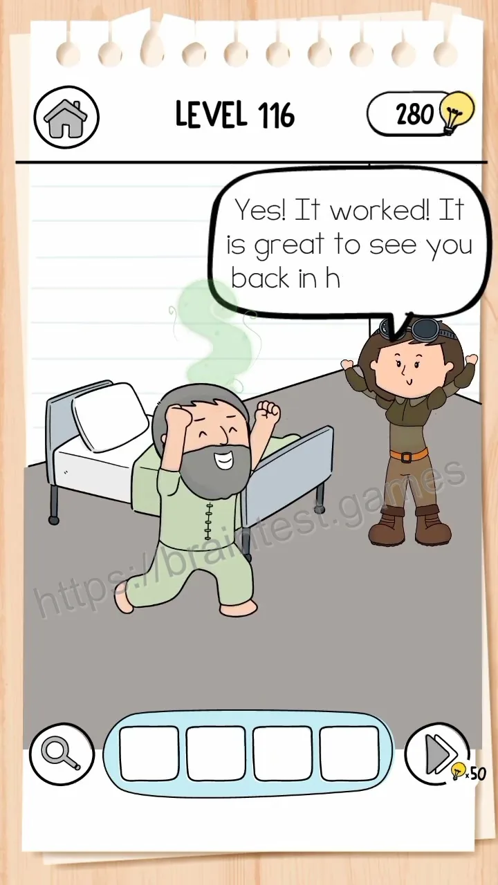Brain Test Level 116 - Step 2