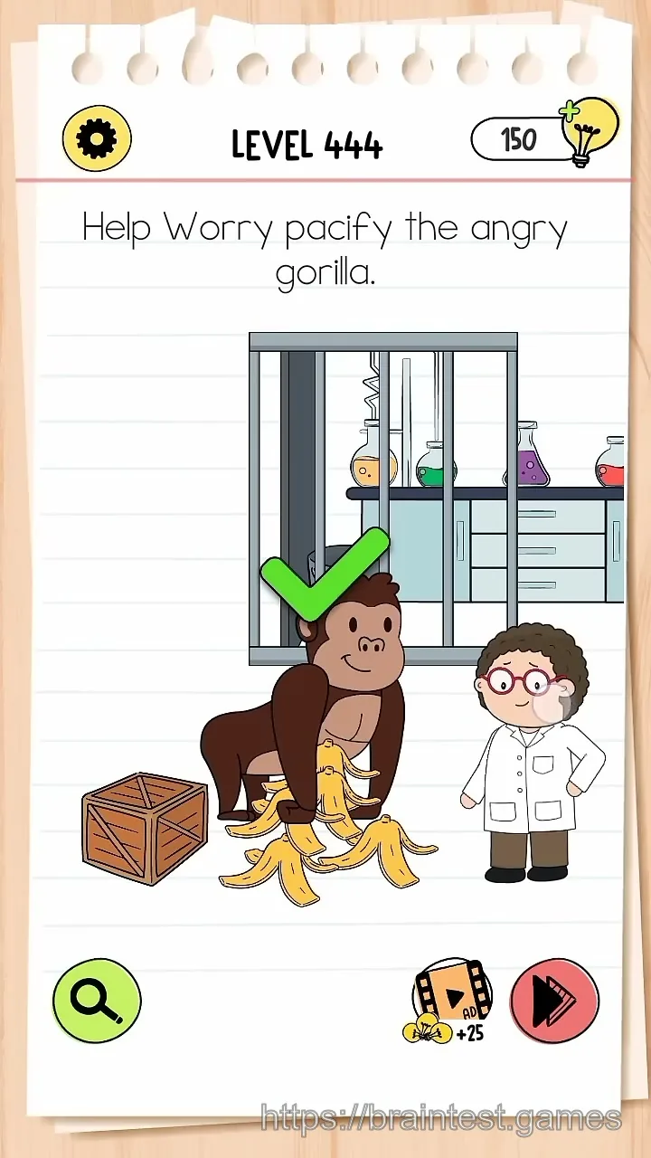 Brain Test Level 444 - Step 2