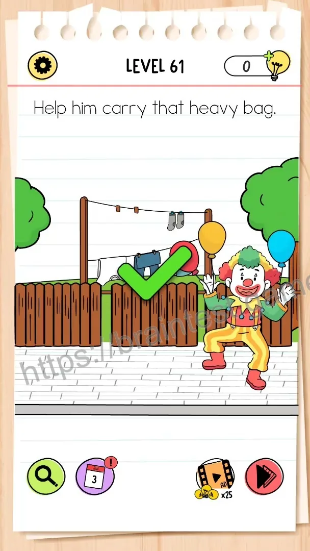 Brain Test Level 61 - Step 2
