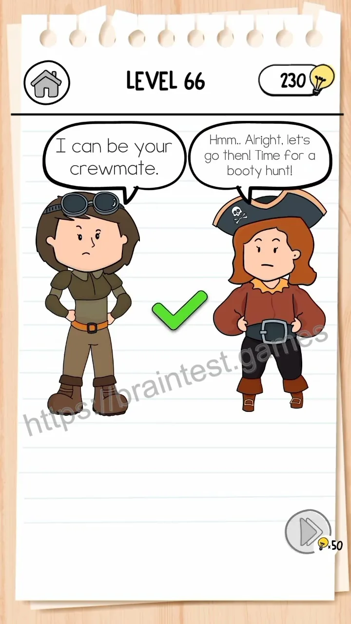 Brain Test Level 66 - Step 2