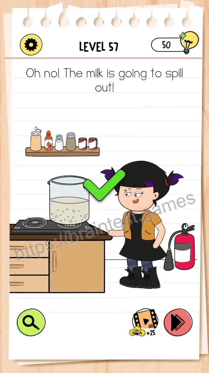 Brain Test Level 57 - Step 2