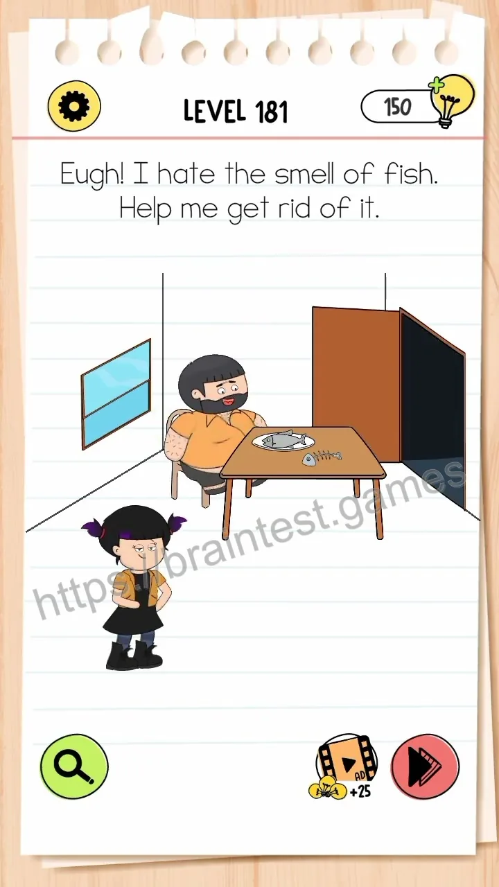 Brain Test Level 181 - Step 1