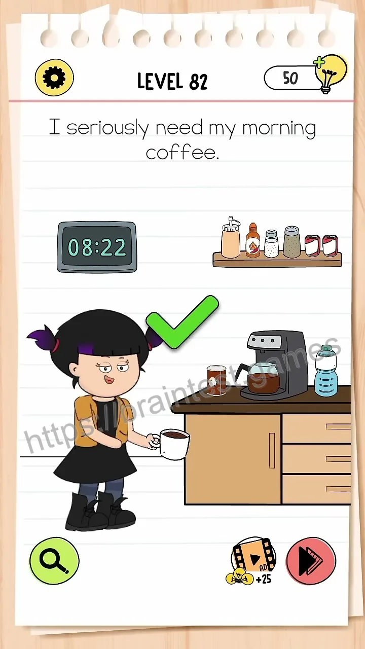 Brain Test Level 82 - Step 2