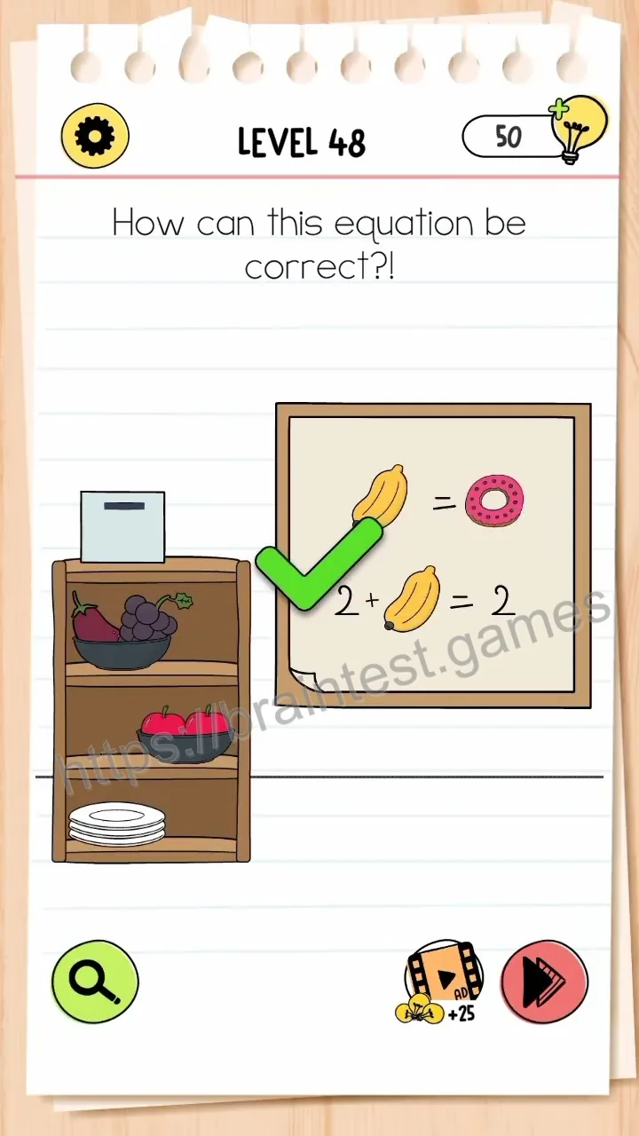 Brain Test Level 48 - Step 2