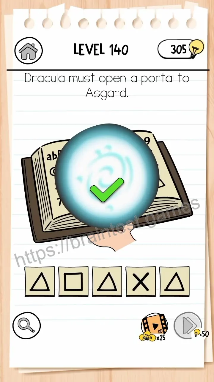 Brain Test Level 140 - Step 2