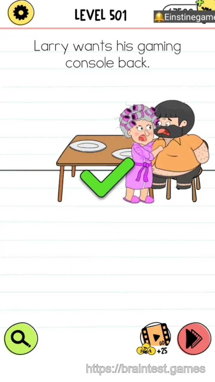 Brain Test Level 501 - Step 2