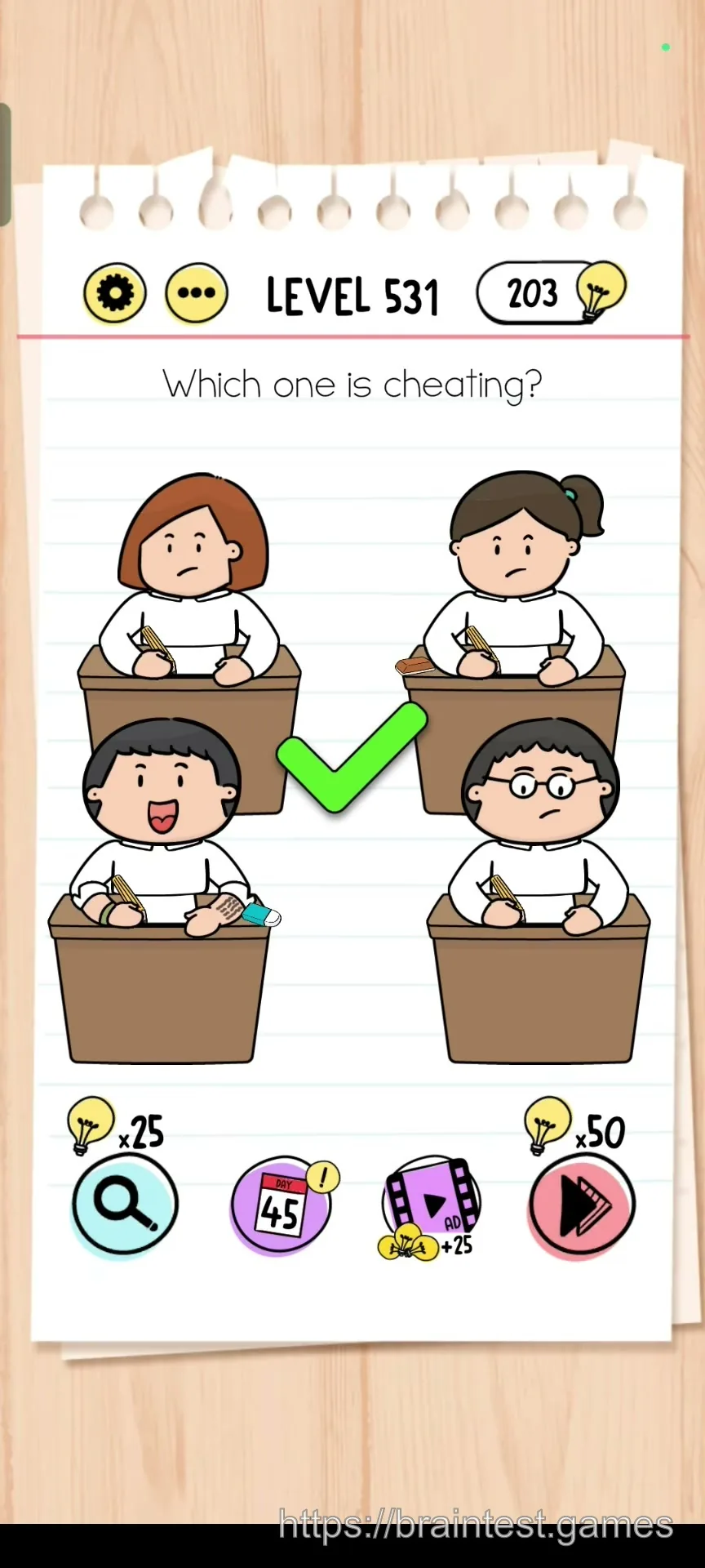 Brain Test Level 531 - Step 2