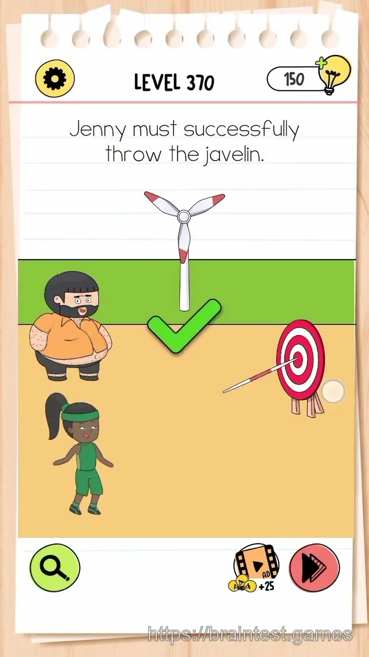 Brain Test Level 370 - Step 2