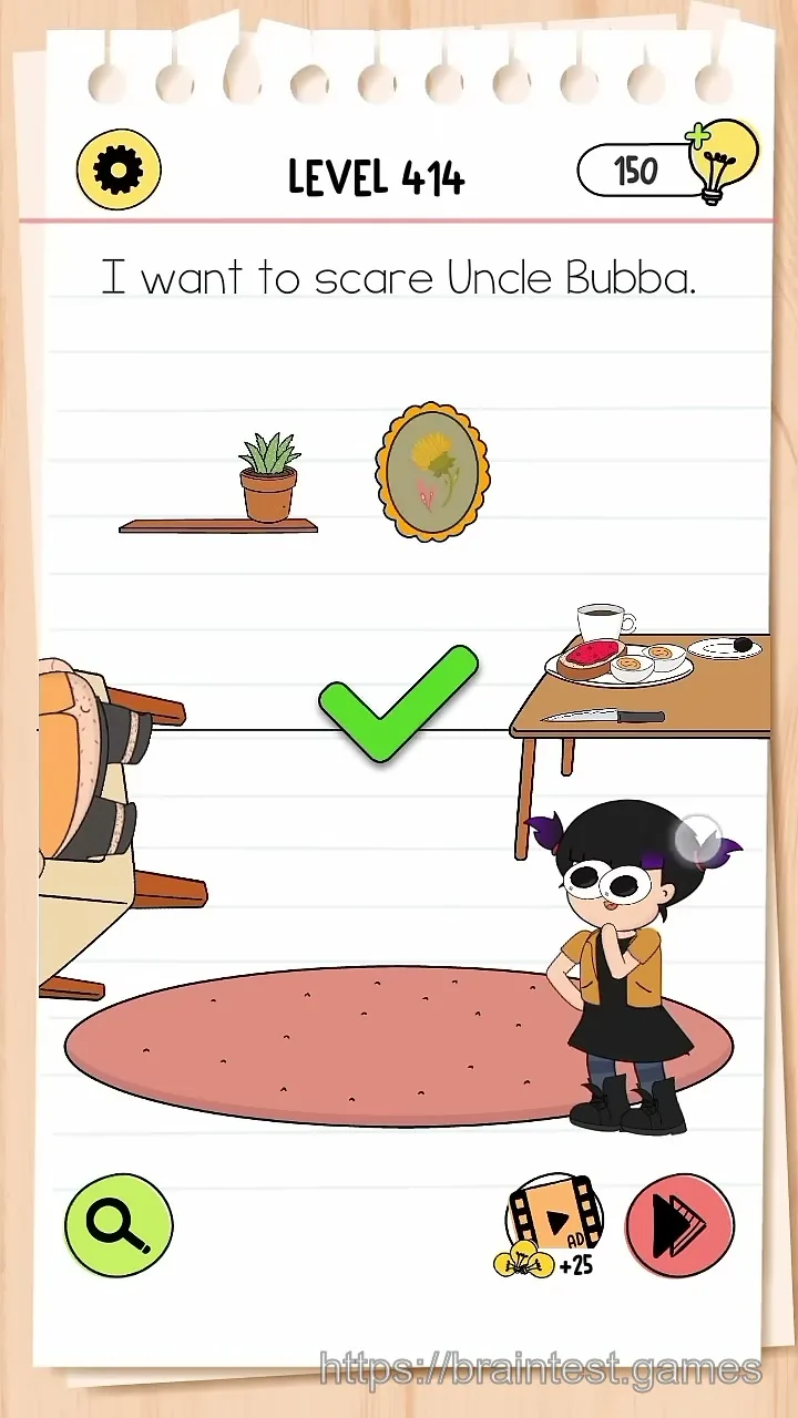 Brain Test Level 414 - Step 2