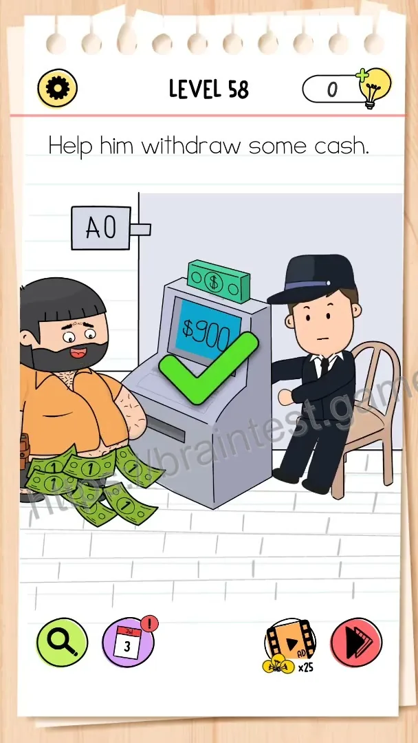 Brain Test Level 58 - Step 2