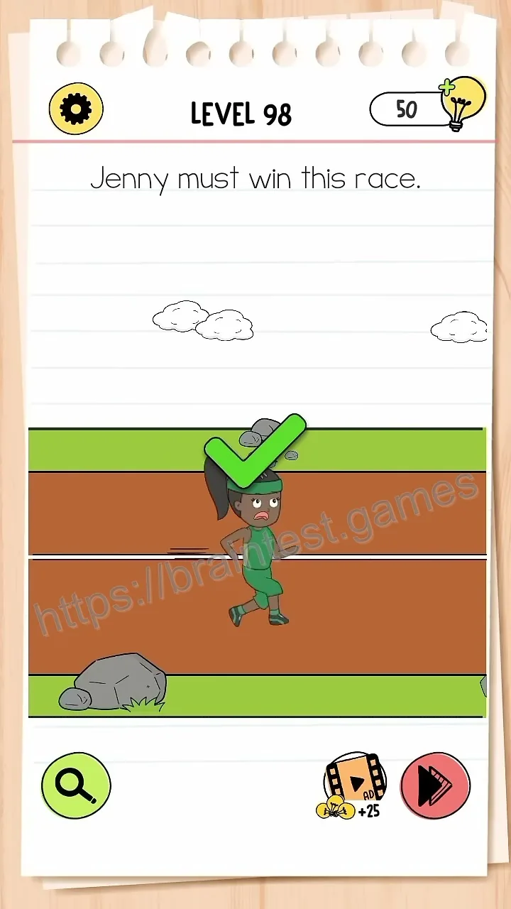 Brain Test Level 98 - Step 2