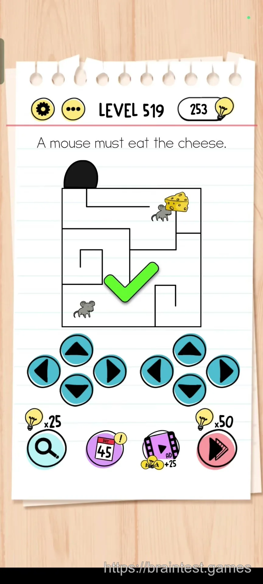 Brain Test Level 519 - Step 2