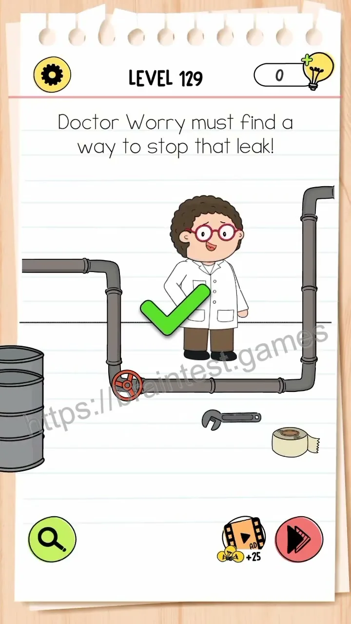 Brain Test Level 129 - Step 2