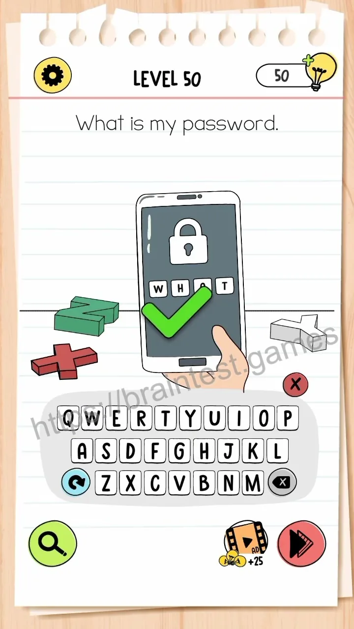 Brain Test Level 50 - Step 2
