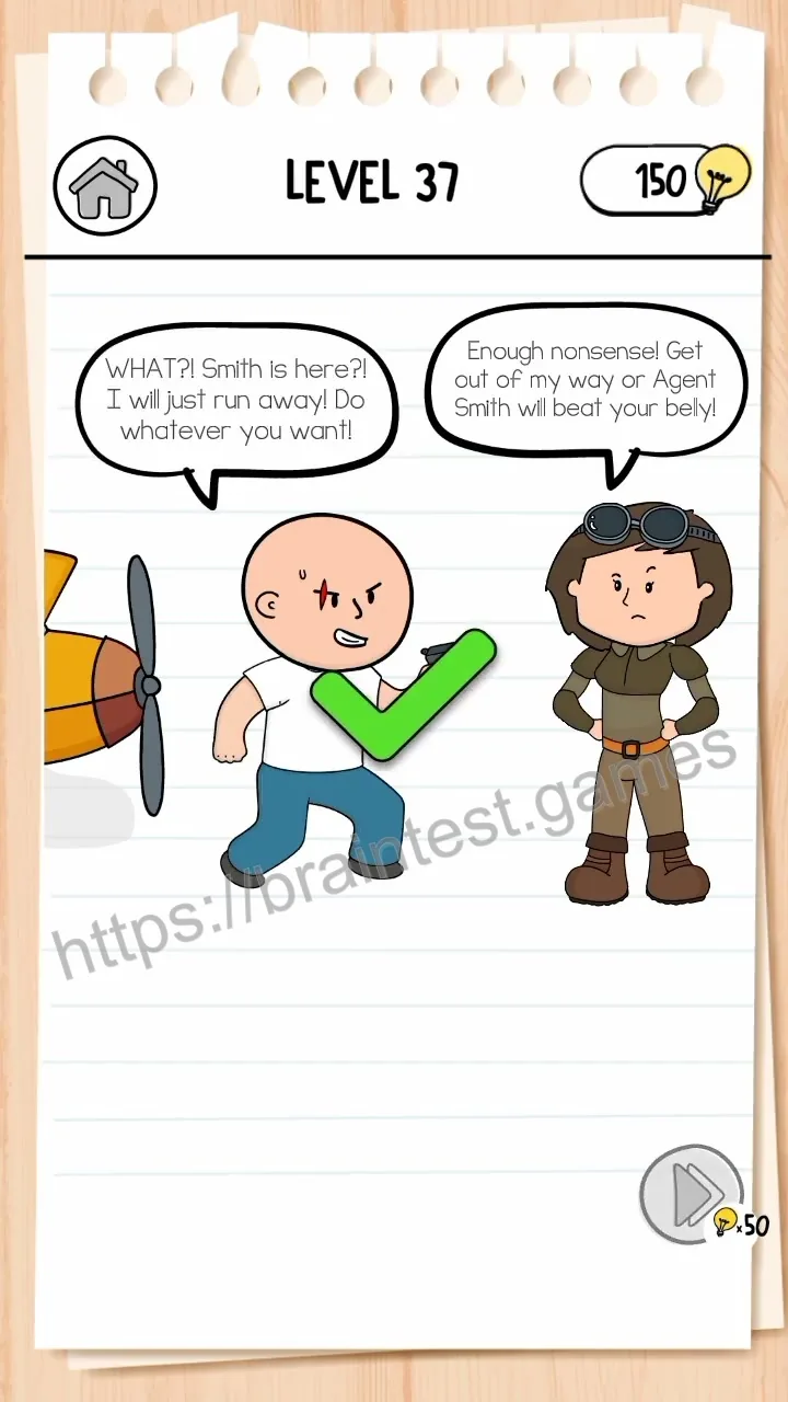 Brain Test Level 37 - Step 2