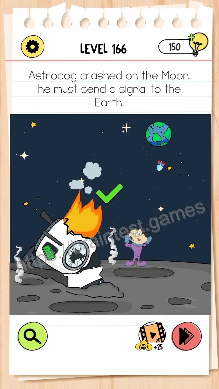 Brain Test Level 166 - Step 2