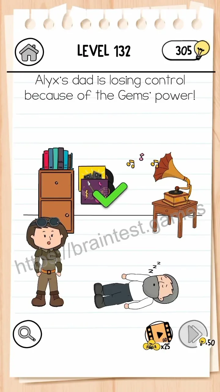 Brain Test Level 132 - Step 2