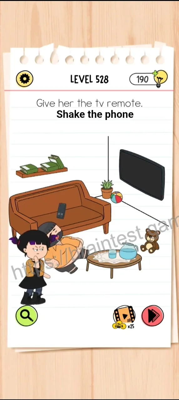 Brain Test Level 528 - Step 1