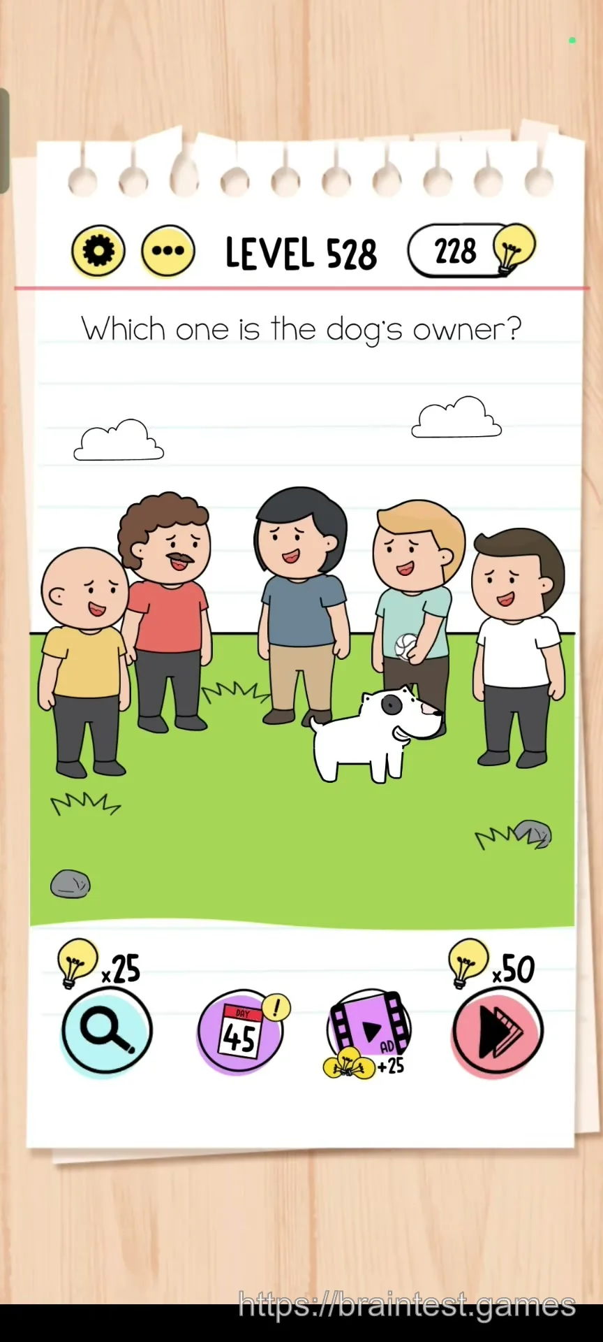 Brain Test Level 528 - Step 1