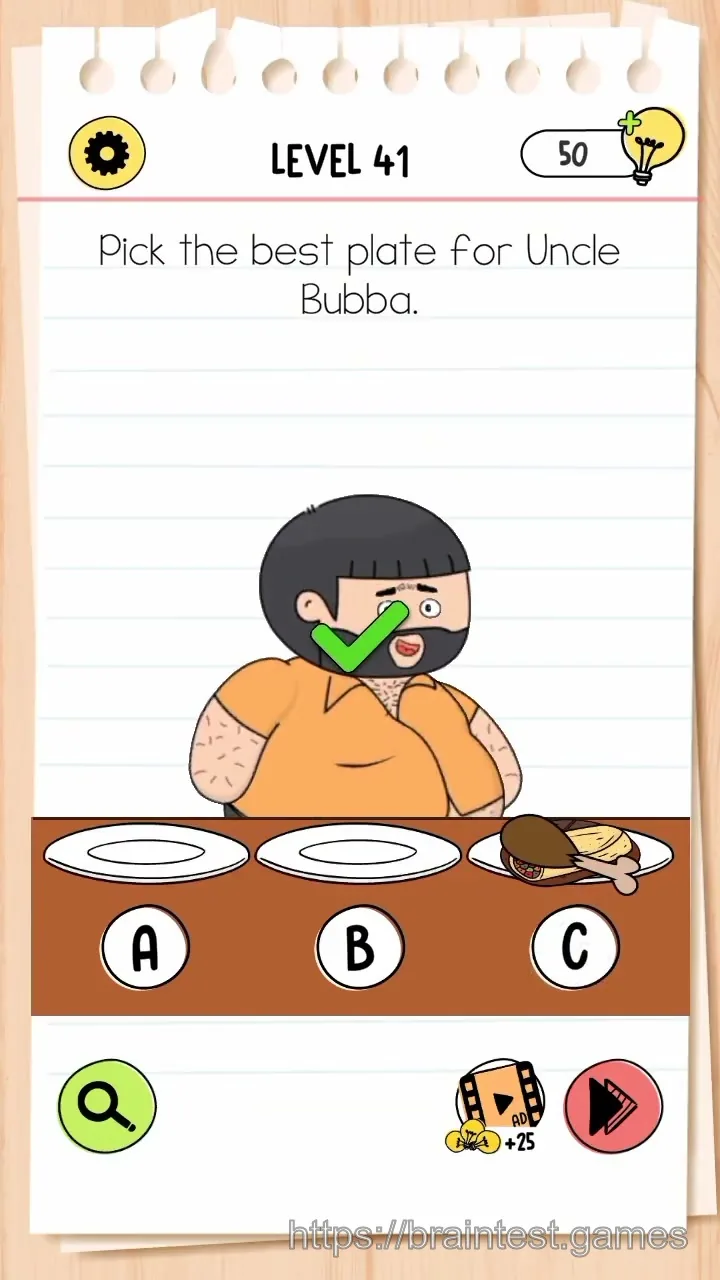 Brain Test Level 41 - Step 1