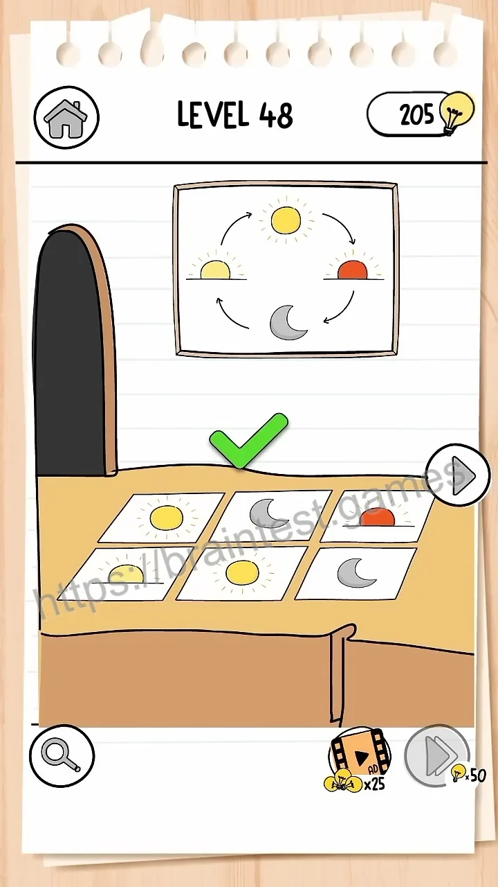 Brain Test Level 48 - Step 2