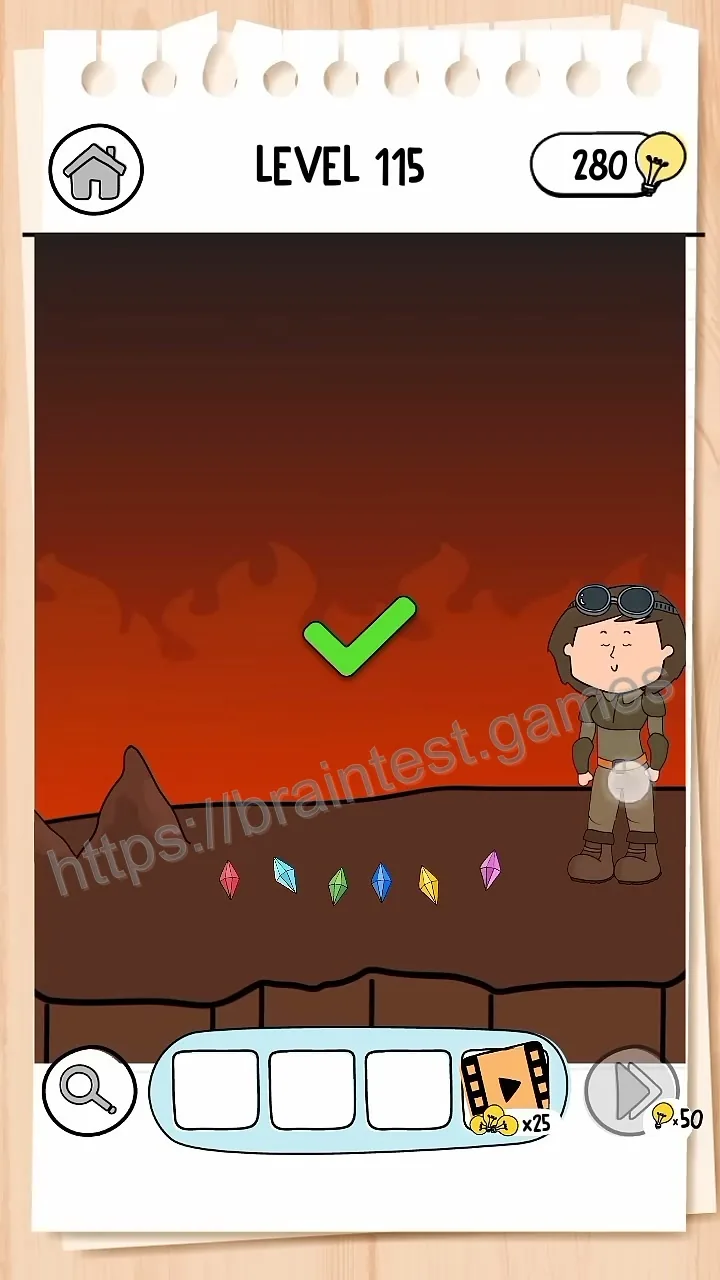 Brain Test Level 115 - Step 2