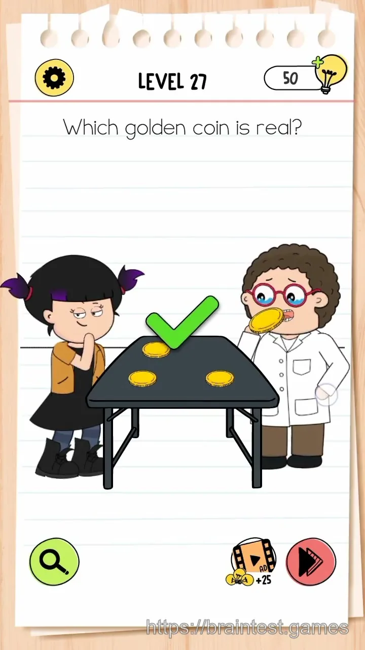Brain Test Level 27 - Step 2