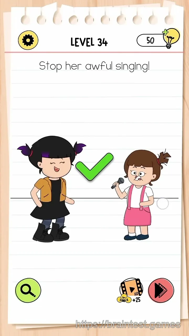 Brain Test Level 34 - Step 2