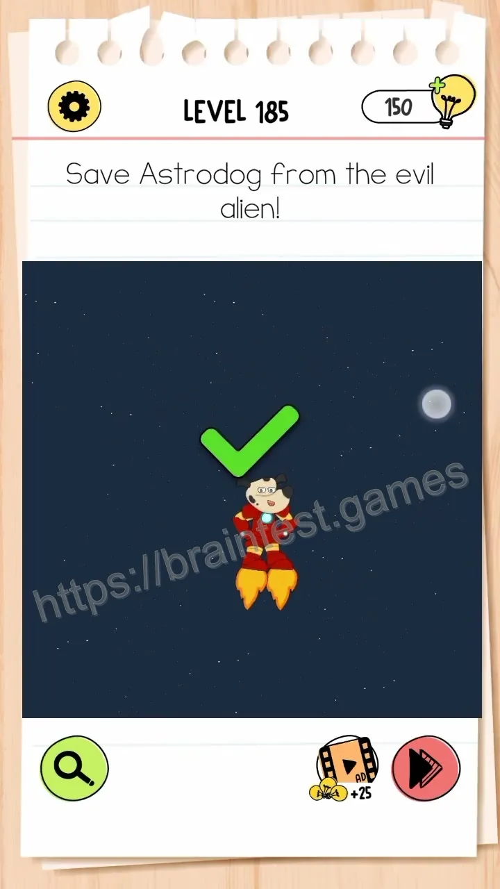 Brain Test Level 185 - Step 2