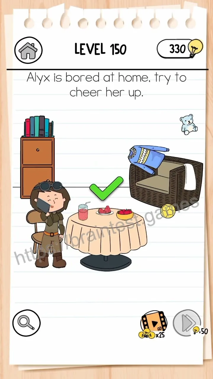 Brain Test Level 150 - Step 2