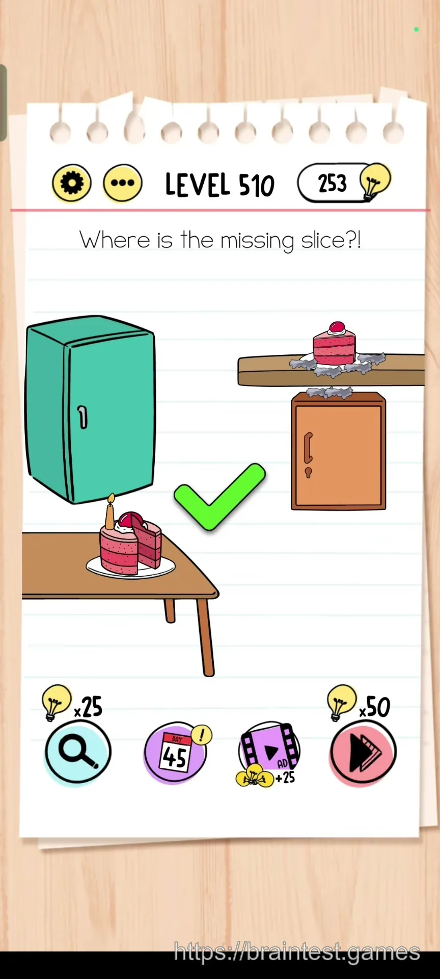 Brain Test Level 510 - Step 2