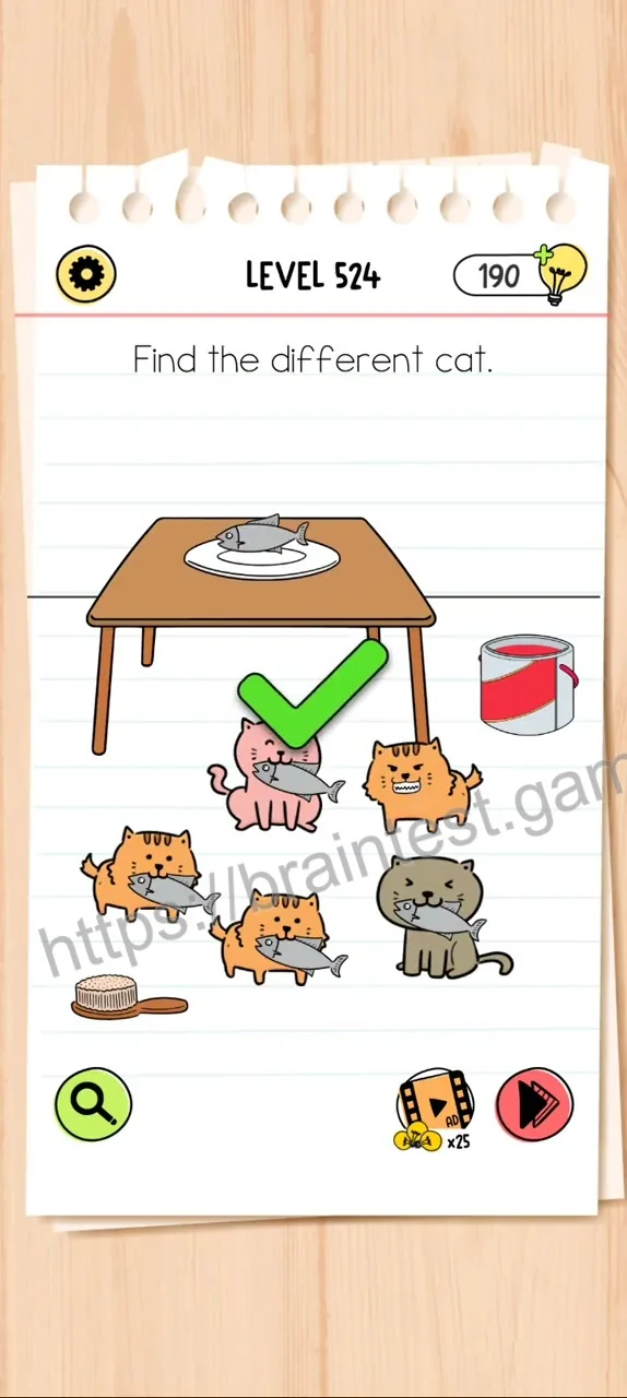 Brain Test Level 524 - Step 2