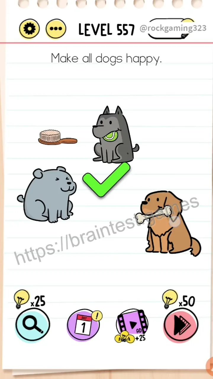 Brain Test Level 557 - Step 2