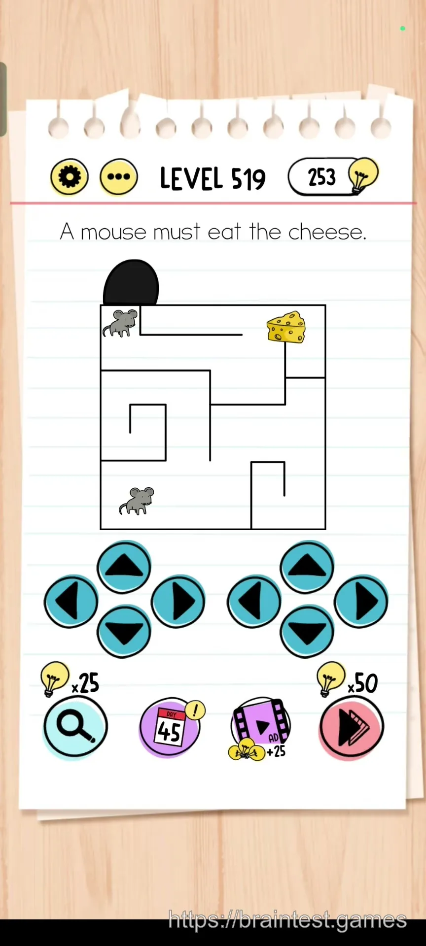 Brain Test Level 519 - Step 1