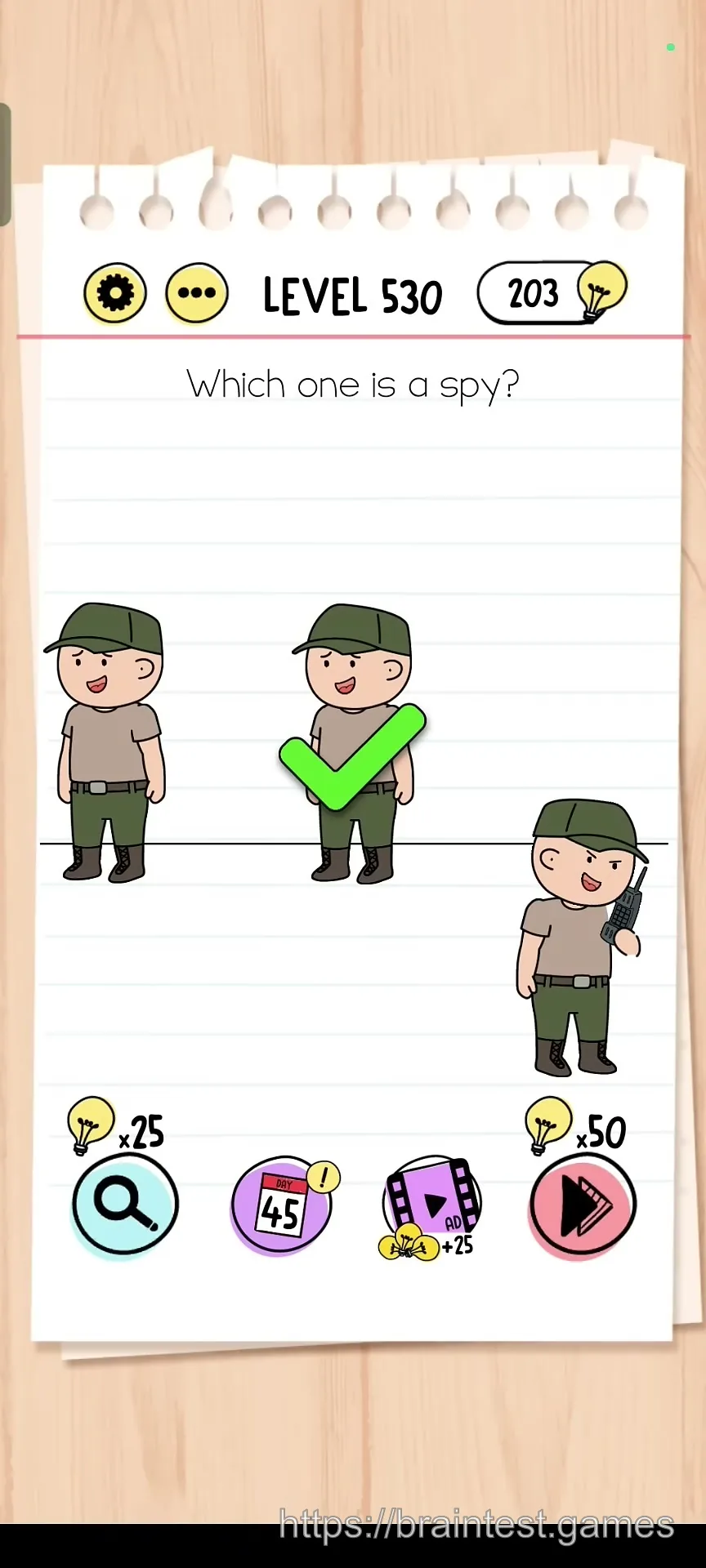 Brain Test Level 530 - Step 2