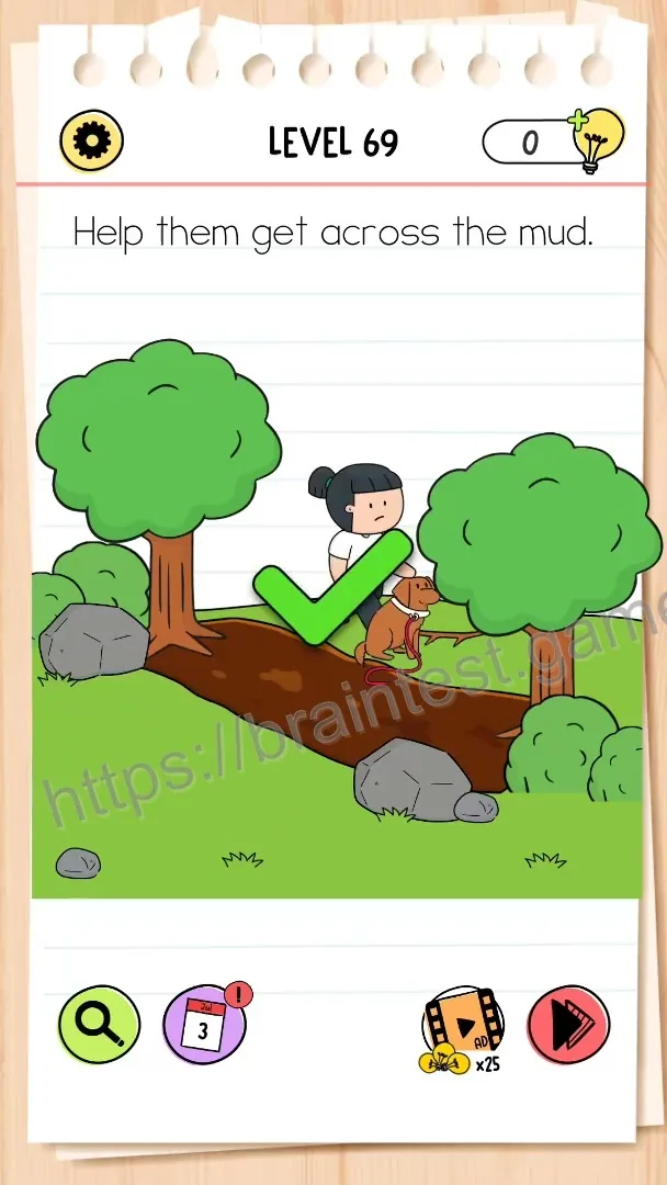 Brain Test Level 69 - Step 2