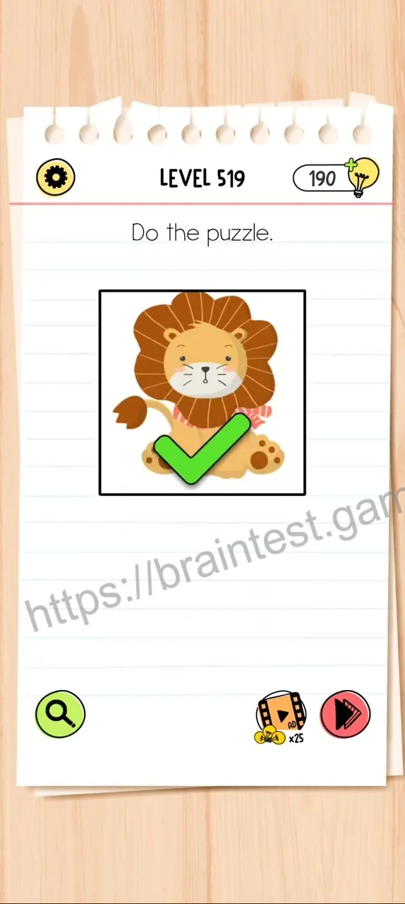 Brain Test Level 519 - Step 2