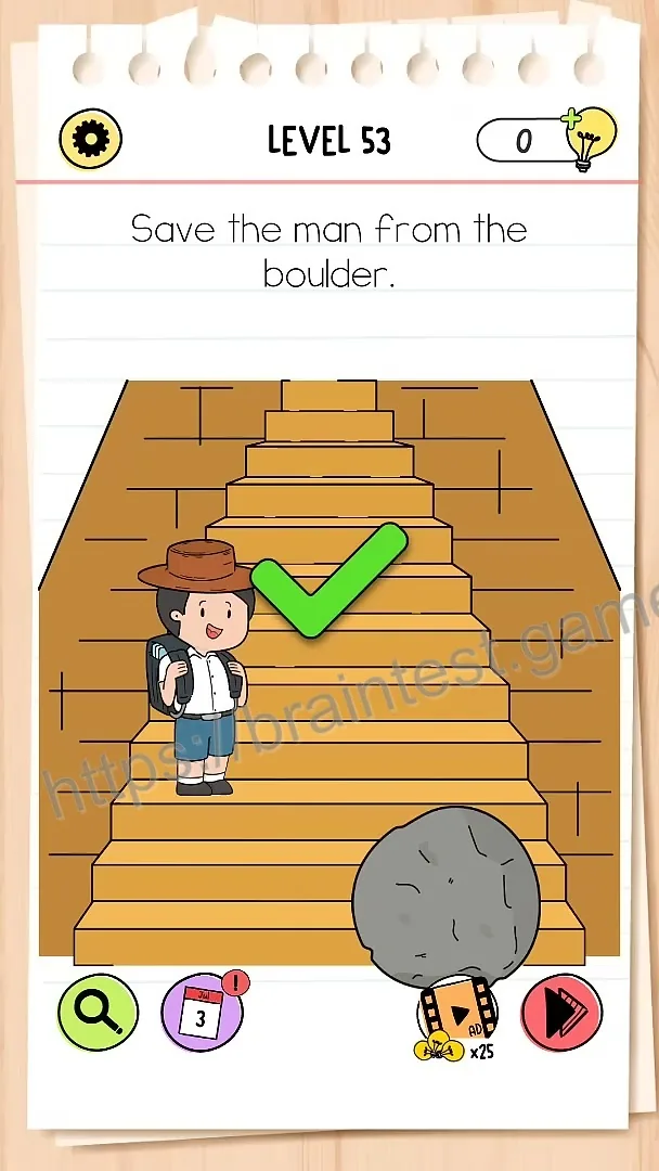 Brain Test Level 53 - Step 2