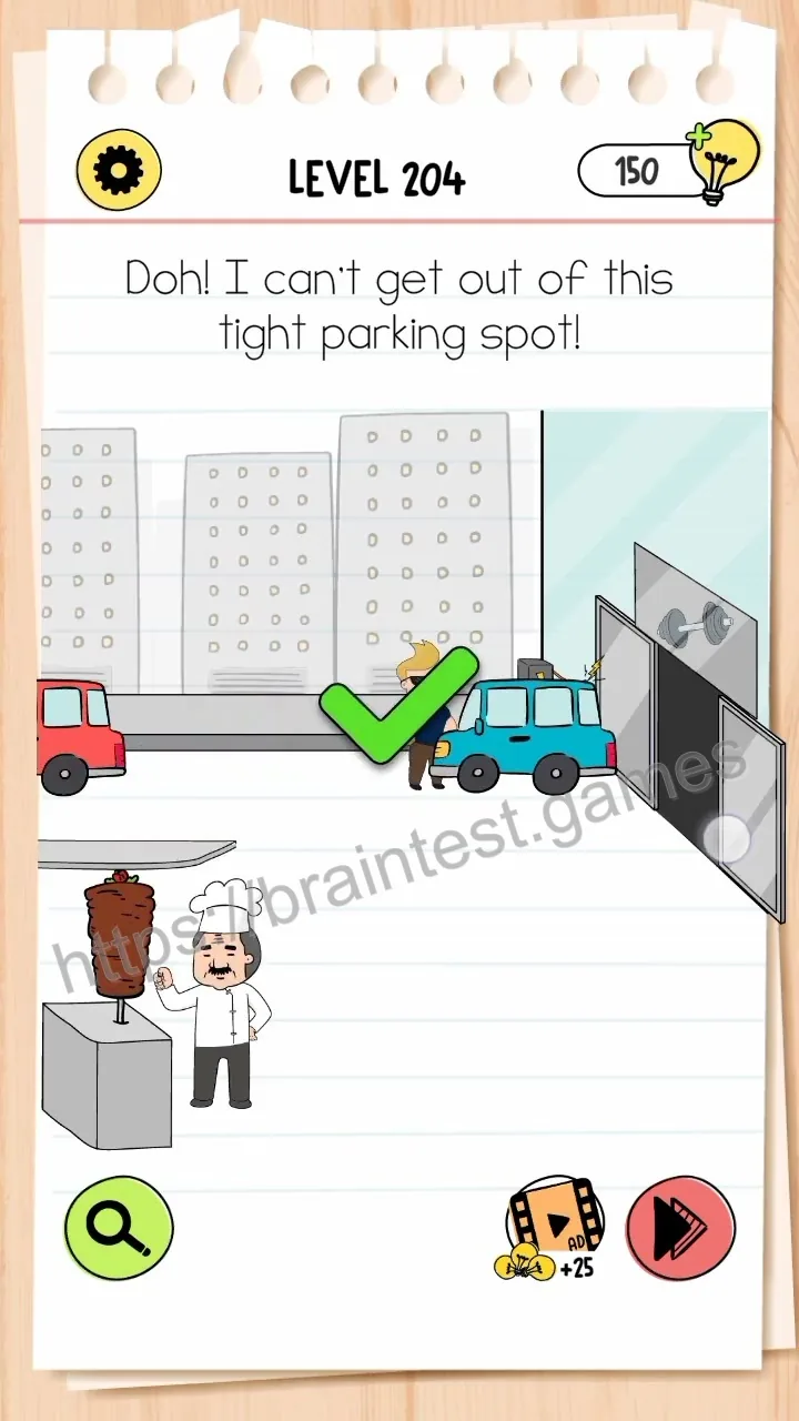 Brain Test Level 204 - Step 2