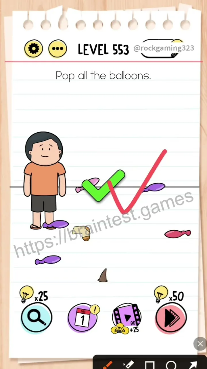 Brain Test Level 553 - Step 2