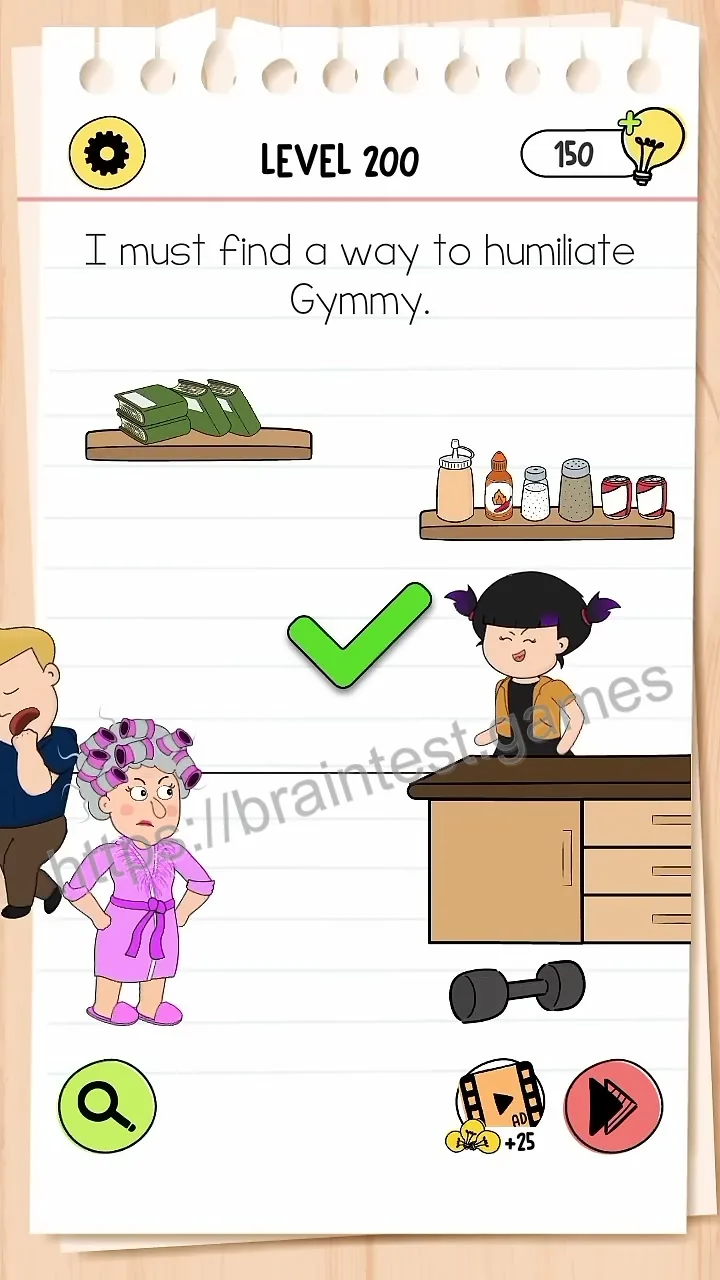 Brain Test Level 200 - Step 2