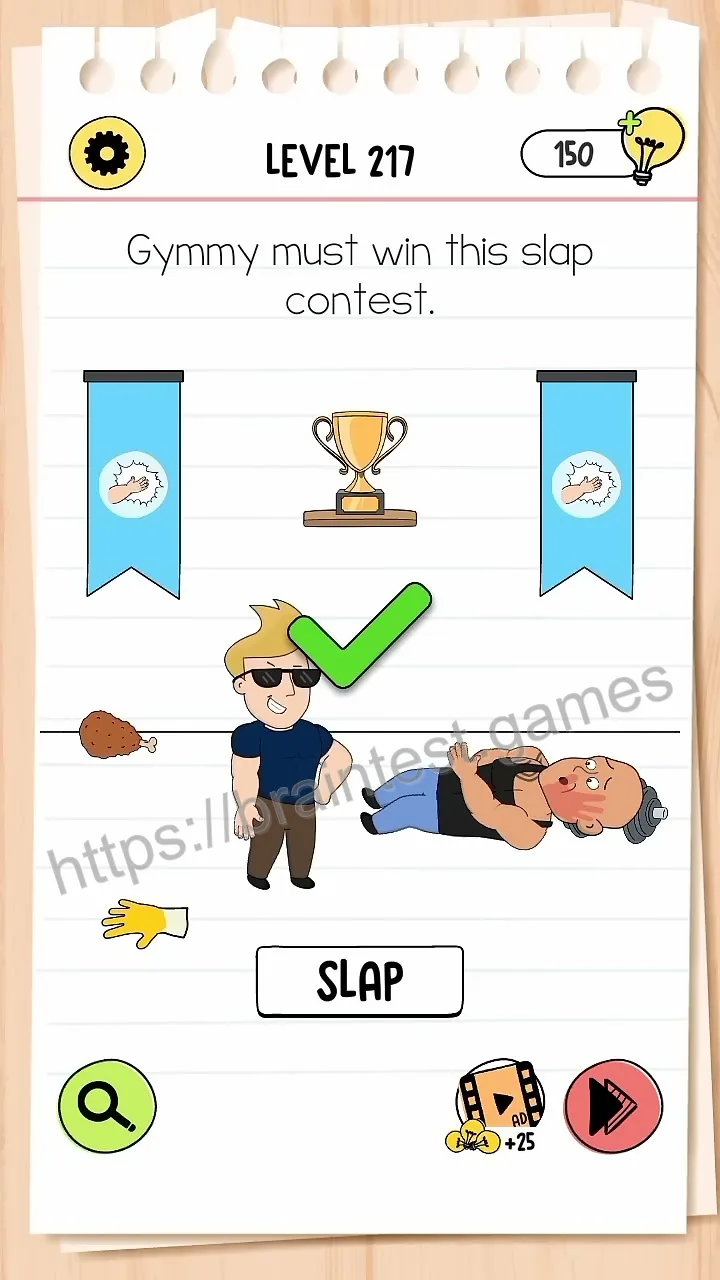 Brain Test Level 217 - Step 2