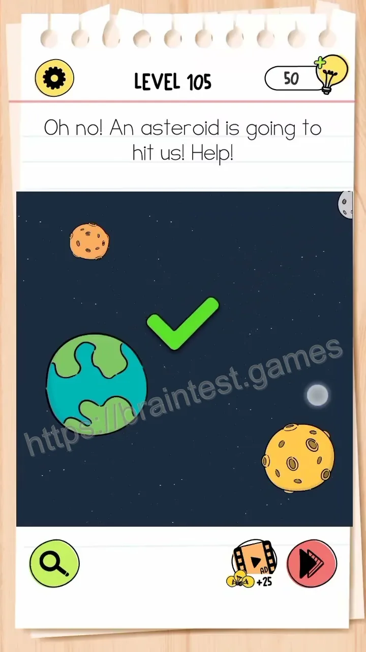 Brain Test Level 105 - Step 2