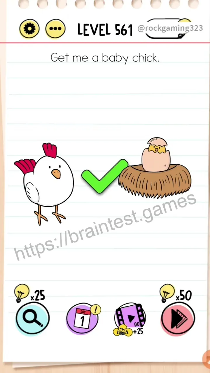 Brain Test Level 561 - Step 2