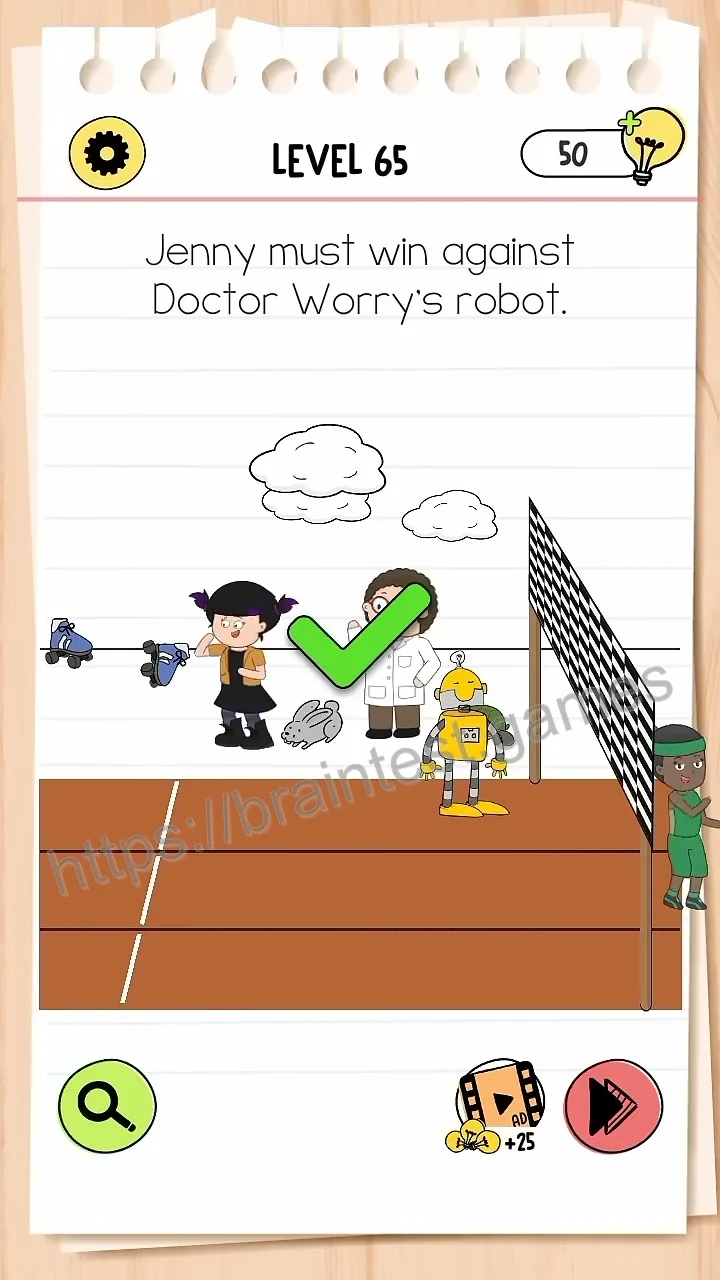 Brain Test Level 65 - Step 2