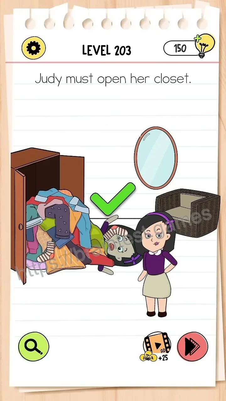 Brain Test Level 203 - Step 2